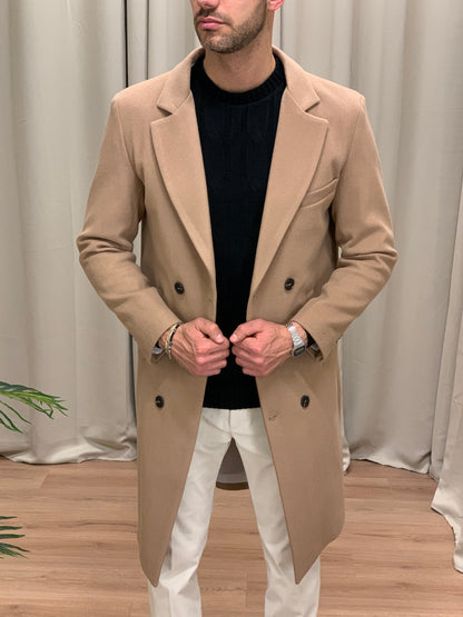 Cappotto Doppiopetto Bruxelles col. Cammello